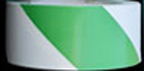 Green & White Hazard Tape